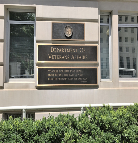 A photo of the Washington Department of veterans affairs