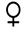 Symbol for female