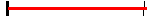 red line with black markings on either end